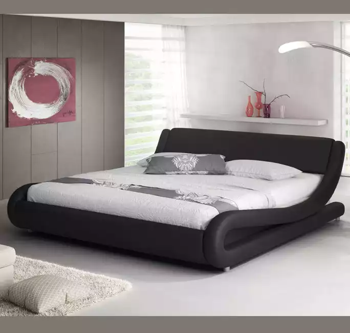 Bed met opbergruimte Alessia Zwart