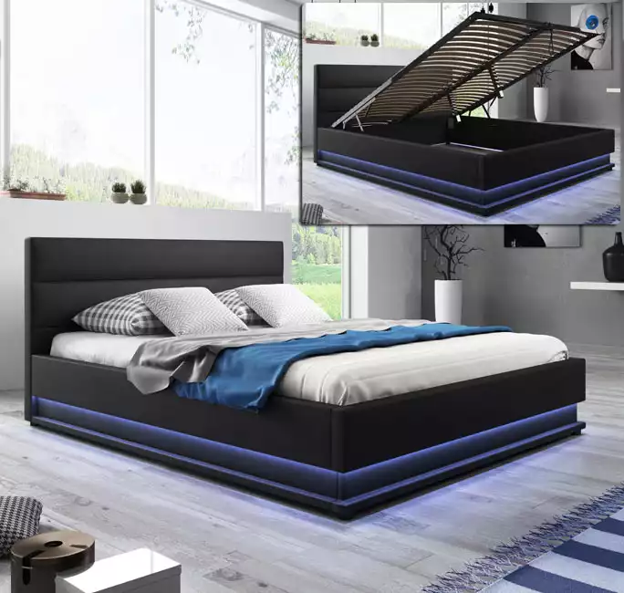 Bed Nitas Zwart