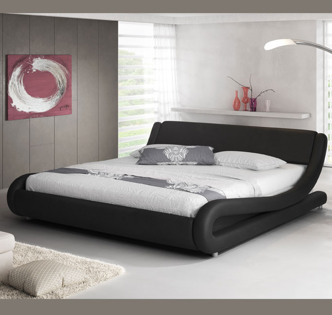 Bed Alessia | Zwart