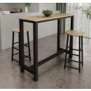 bartafel-met-2-barkrukken-zwart-sonoma-120-cm-ani
