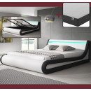 bed_parisina_wit_zwart_matras