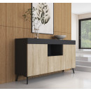dressoir-kai-in-de-kleuren-zwart-en-sonoma-mat-van-130-cm