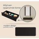 kaptafel-zwart-geribbeld-met spiegel-en-lade-velia