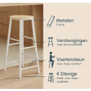 set-van-2-barkrukken-wit-en-sonoma-lucca