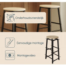 set-van-2-barkrukken-zwart-en-sonoma-lucca