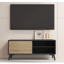 tv-meubel-kai-in-de-kleurem-zwart-en-sonoma-mat-van-100-cm