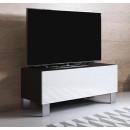 tv-meubel-luke-h1-100x30-aluminium-poten-zwart-wit_2