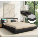 tweepersoonsbed-parisina-met-matras-zwart