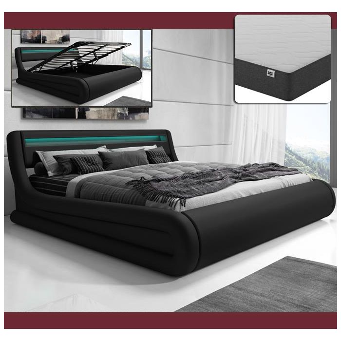 bed_rodas_zwart_matras_1