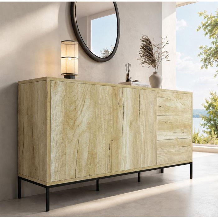 Dressoir Alpen Eiken Modern 150 cm Serena
