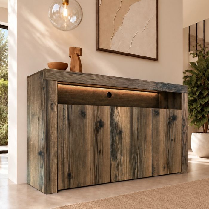 Dressoir model Aker - Notenkleur