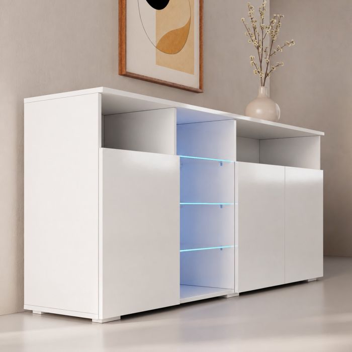 Dressoir model Clark - Wit