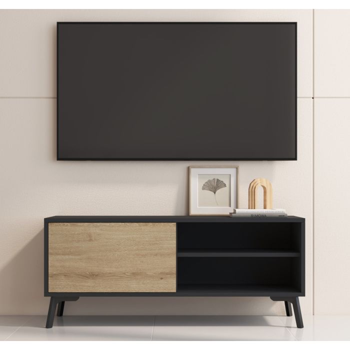 tv-meubel-kai-in-de-kleurem-zwart-en-sonoma-mat-van-100-cm