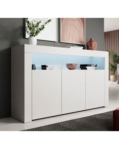 Dressoir model Aker - Mat wit
