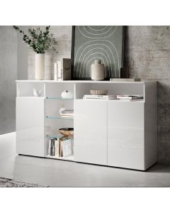 Dressoir model Clark L - wit