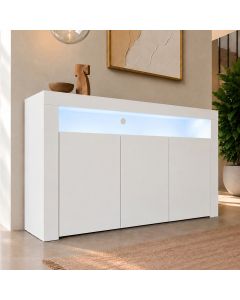 Dressoir model Aker - Mat wit