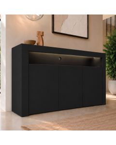 Dressoir model Aker - Mat zwart