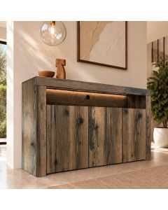 Dressoir model Aker - Notenkleur
