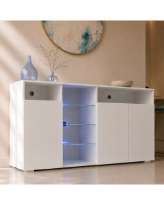 Dressoir model Clark L - wit