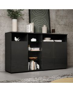 Dressoir model Clark L - Zwart