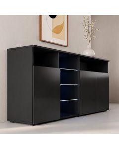 Dressoir model Clark - Zwart