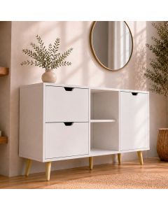 Dressoir model Leo - Wit