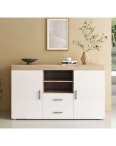 Dressoir model Roque - Sonoma en Wit