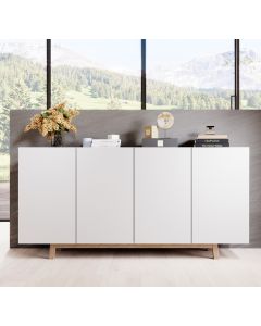 Dressoir model Siena mat witte kleur