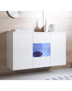 Dressoir model Luke A2 (120x70cm) - Wit