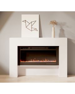 Elektrische wandhaard wit Candela