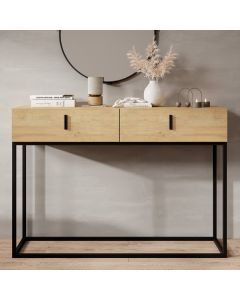 Halmeubel commode Aron (120 cm) kleur Safir
