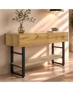 Industrieel Halmeubel Factory R1 (139 cm) Europees eiken