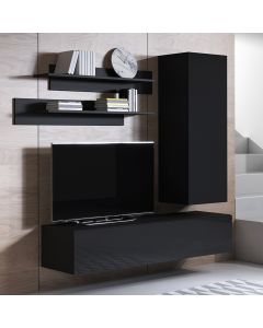 Meubelcombinatie Luke 1B (1,6m) - Zwart