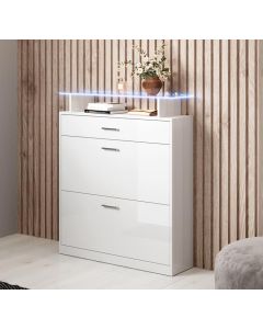 Schoenenkast Paola wit