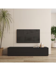 TV-Meubel Zwart 160 cm met poten 2 cm Nora H2