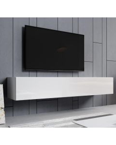 TV-Meubel model Aitana M2 (180x30cm) - Wit