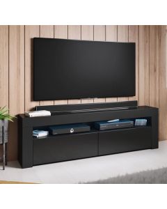 TV-Meubel Aker (140x50,5cm) - Zwart