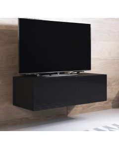 TV-Meubel model Luke H1 (100x30cm) - Zwart