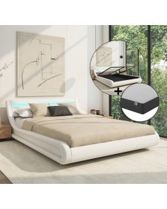 tweepersoonsbed-parisina-met-matras-wit