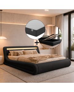 tweepersoonsbed-rodas-met-matras-zwart