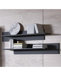 2 wandplanken model Luke - Zwart