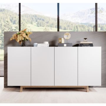 Dressoir model Siena mat witte kleur