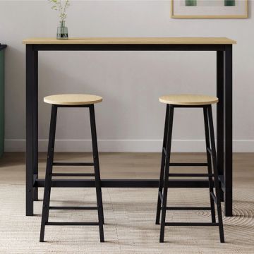 bartafel-met-2-barkrukken-zwart-sonoma-120-cm-ani