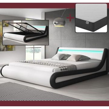 bed_parisina_wit_zwart_matras_2