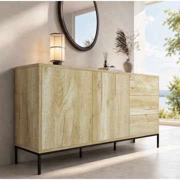 Dressoir Alpen Eiken Modern 150 cm Serena