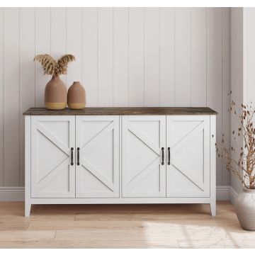 dresoir-kleur-wit-eiken-rustic-140-cm-olivia