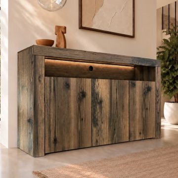 Dressoir model Aker - Notenkleur