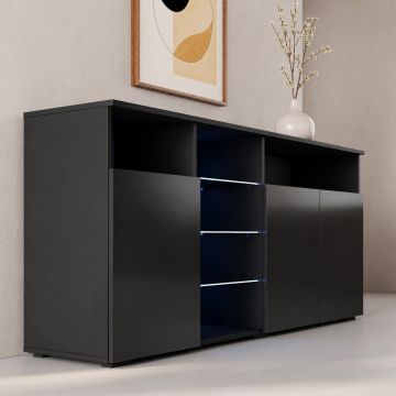 Dressoir model Clark - Zwart