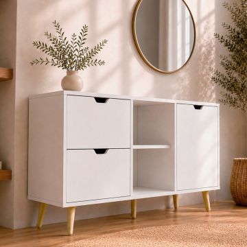 Dressoir model Leo - Wit