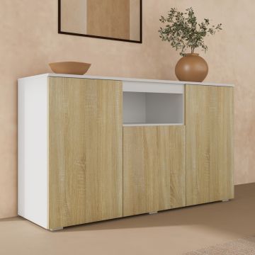 Dressoir model Nevada - Wit en Sonoma